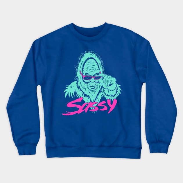 Did Somebody Say...Sassy? Crewneck Sweatshirt by wolfkrusemark